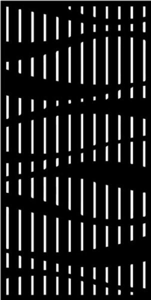 Design plech Elipsa B, 1000x2000x2,0 mm, ocel