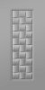 3D plech lisovaný vzor Rám se čtverci, Plech pozinkovaný 2000x1000x1 mm